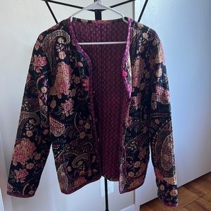 Quilt jacket reversible